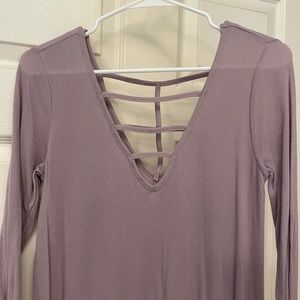 3/4 sleeve thin sweater.